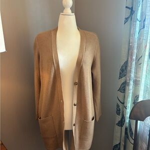 J. Jill Camel Women's Cardigan Sweater
